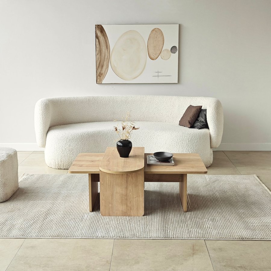 NORDV�RK Paris - Bronse, safir eik salongbordsett