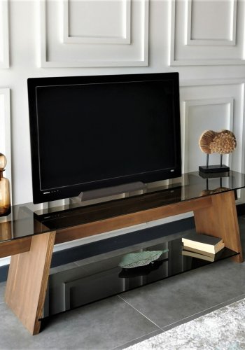 NORDVRK TV201 TV-stativ, valnttsort