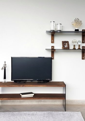NORDVRK TV102 TV Unit, Walnut