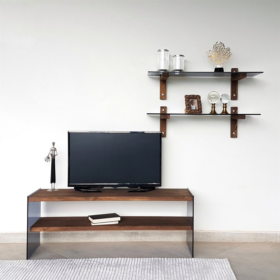 NORDVRK TV102 TV Unit, Walnut