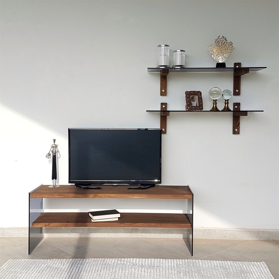 NORDVRK TV102 TV Unit, Walnut