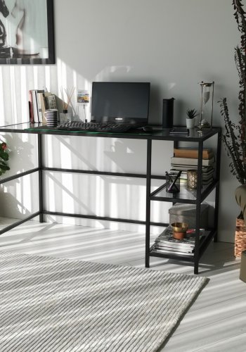 NORDVRK Master Study skrivebord, svart Smoke