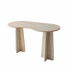 NORDV�RK Infini skrivebord, organisk - sand melamin (120x60)