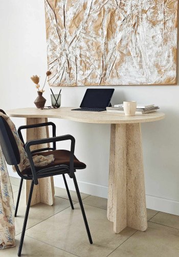 NORDV�RK Infini � Travertin skrivebord