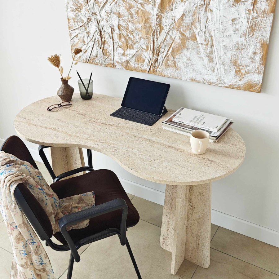 NORDV�RK Infini � Travertin skrivebord