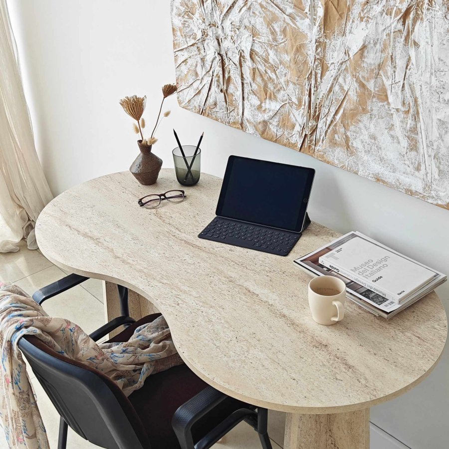 NORDV�RK Infini � Travertin skrivebord