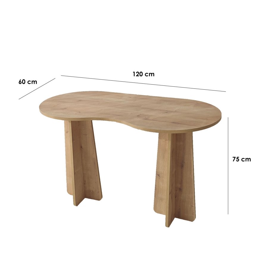 NORDV�RK Infini � Skrivebord i eik i safir