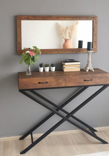 NORDVÄRK Z11050 Mirror, Walnut