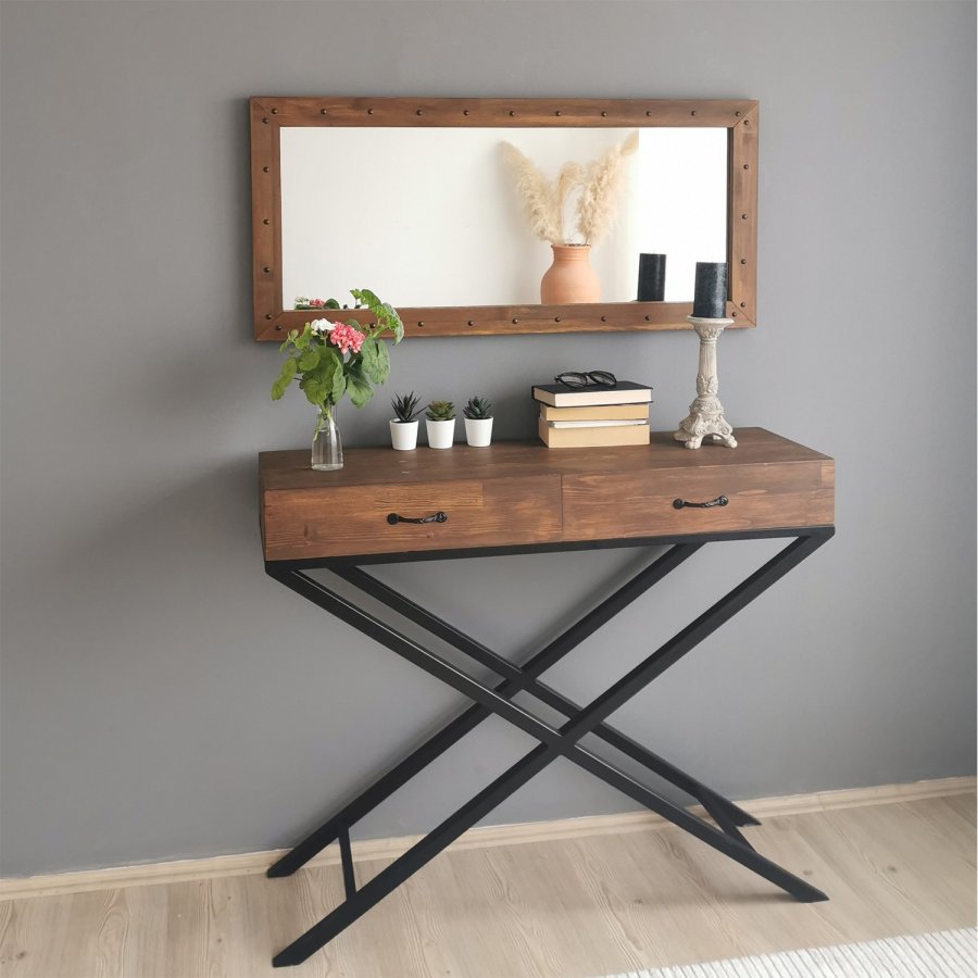 NORDVÄRK Z11050 Mirror, Walnut