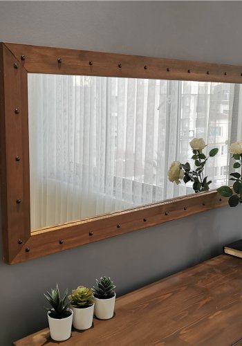 NORDVÄRK Z11050 Mirror, Walnut