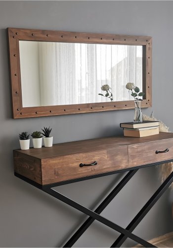 NORDVÄRK Z11050 Mirror, Walnut
