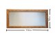 NORDVÄRK Z11050 Mirror, Walnut