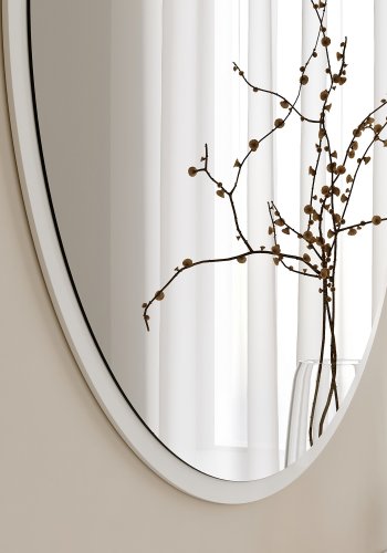NORDVÄRK Dekorspeil, hvit