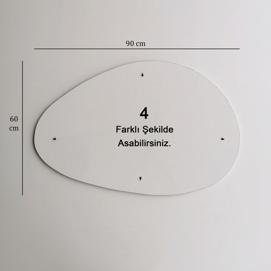 NORDVÄRK Porto speil, hvit