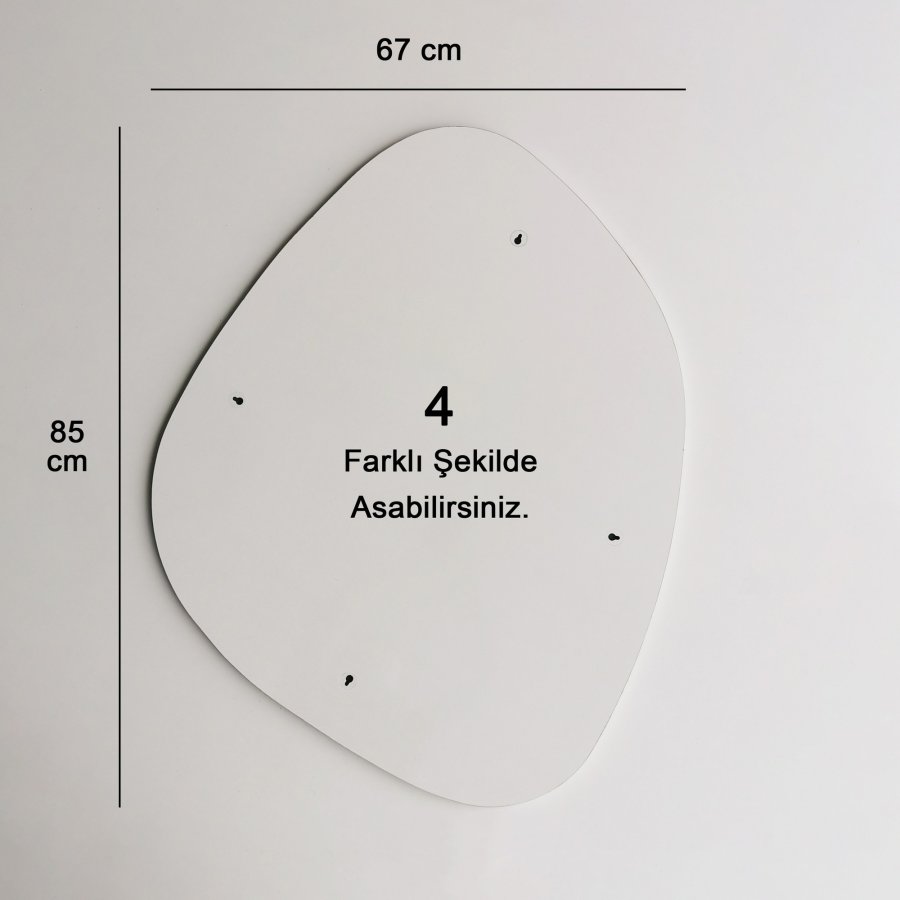 NORDVÄRK Soho speil, hvit