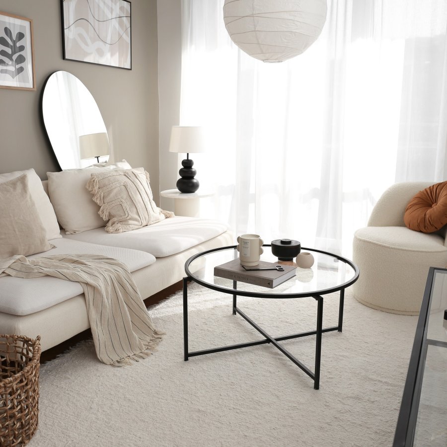 NORDVRK Sol salongbord, matt sort