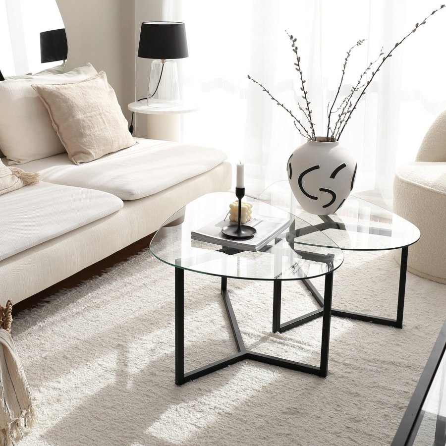 NORDVRK Bellisimo salongbordsett, matt sort