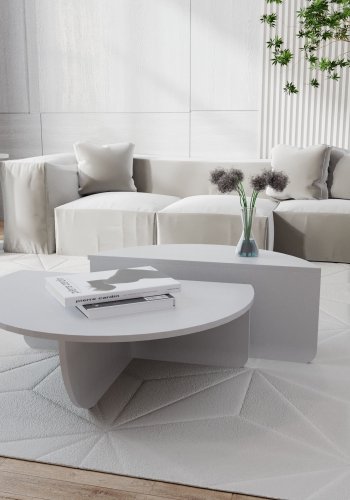 NORDVRK Podium salongbord, hvit