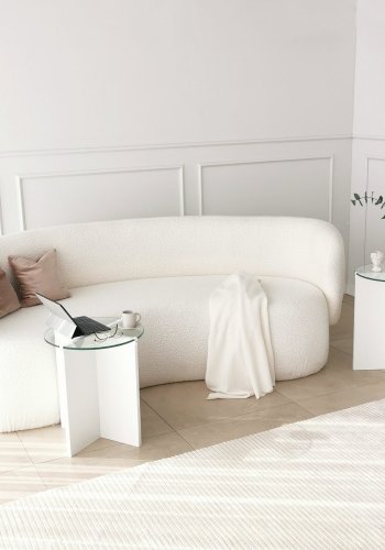 NORDVRK Hekkebord for liljer (2 stk), hvit