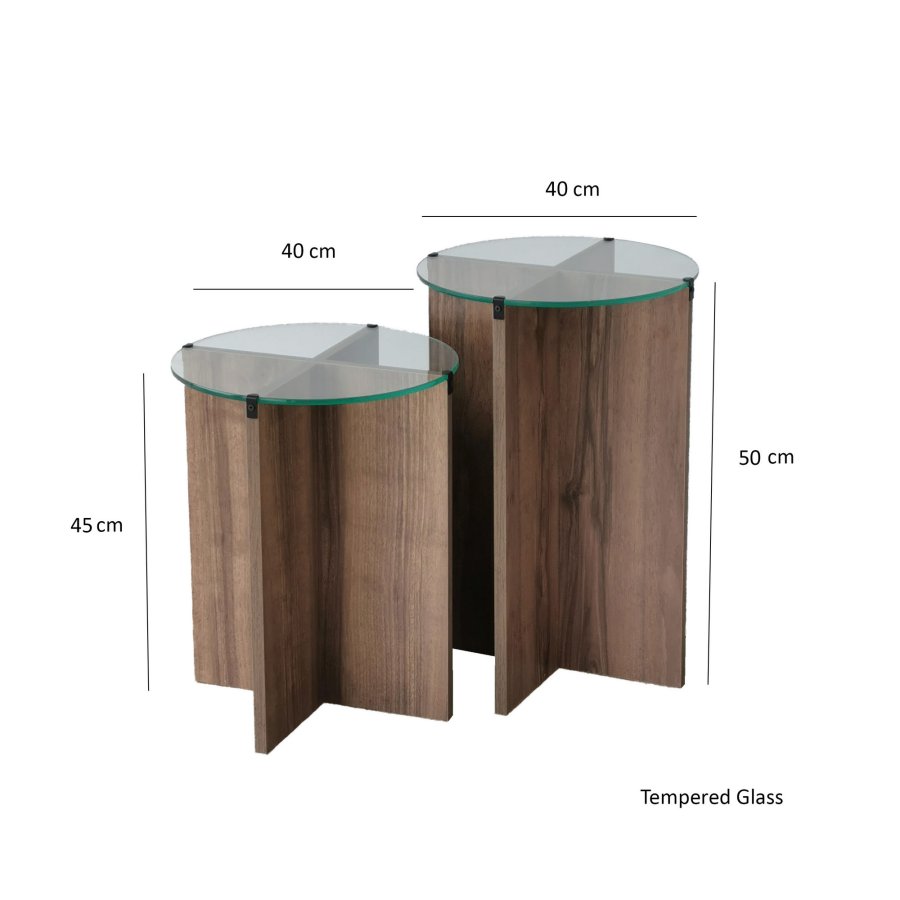 NORDVRK Hekkebord for liljer (2 stk), valntt