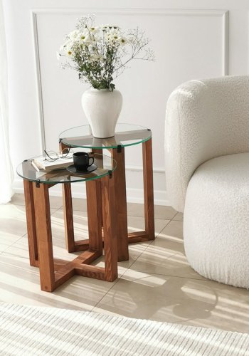 NORDVRK Amalfi-hekkebord (2 stk), valntt