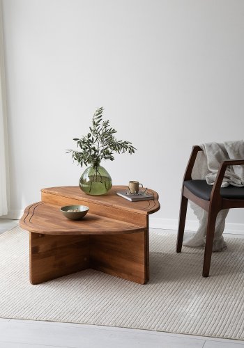 NORDVRK Altopiano salongbord, kastanje