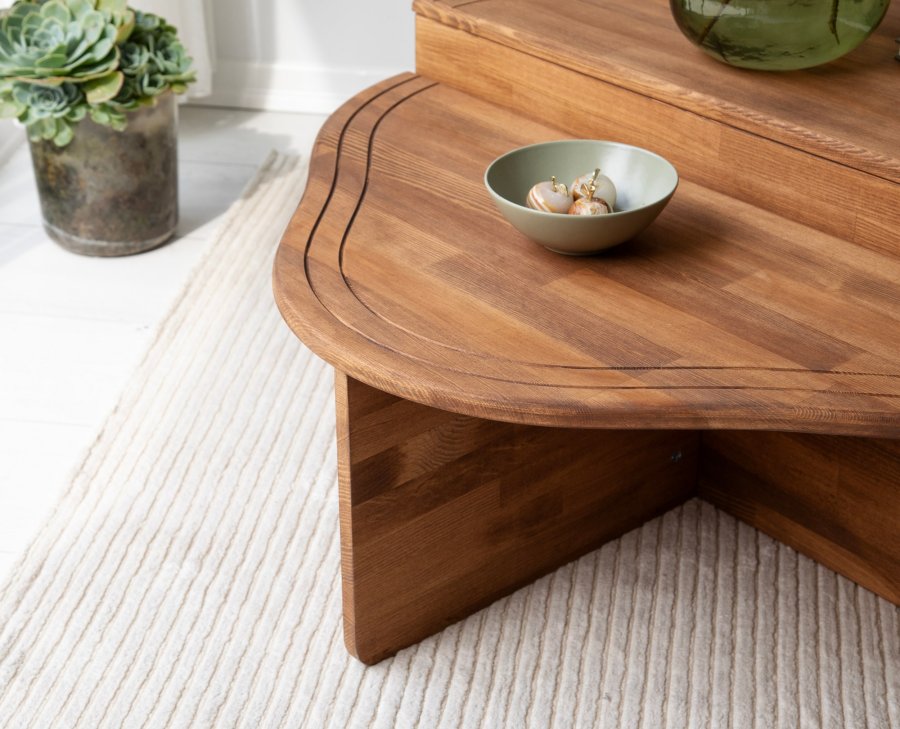 NORDVRK Altopiano salongbord, kastanje