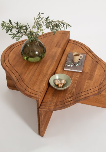 NORDVRK Altopiano salongbord, kastanje