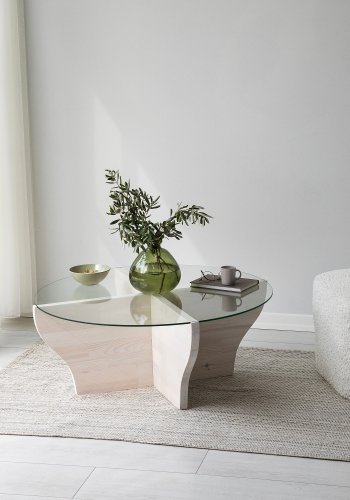 NORDVÄRK Amphora salongbord, hvit