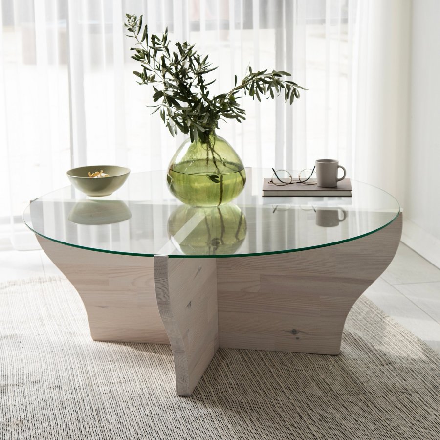 NORDVÄRK Amphora salongbord, hvit