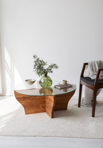 NORDVÄRK Amphora salongbord, kastanje