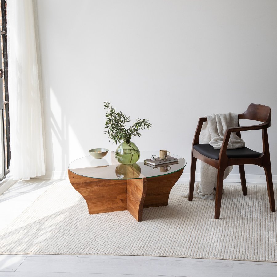 NORDVÄRK Amphora salongbord, kastanje