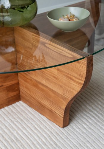 NORDVÄRK Amphora salongbord, kastanje