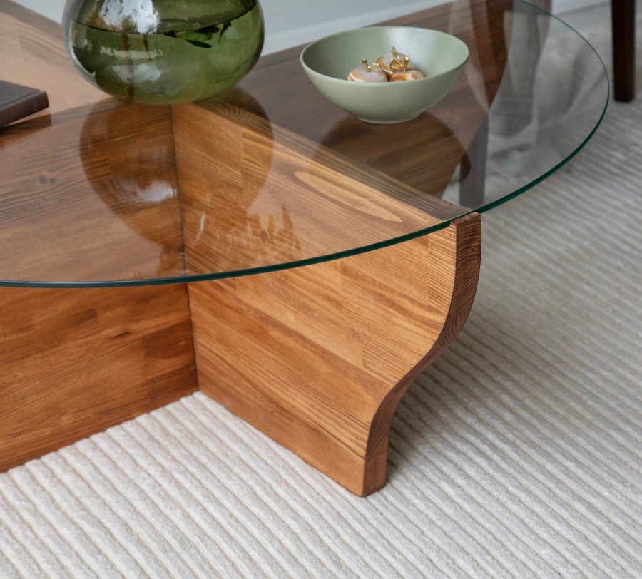 NORDVÄRK Amphora salongbord, kastanje