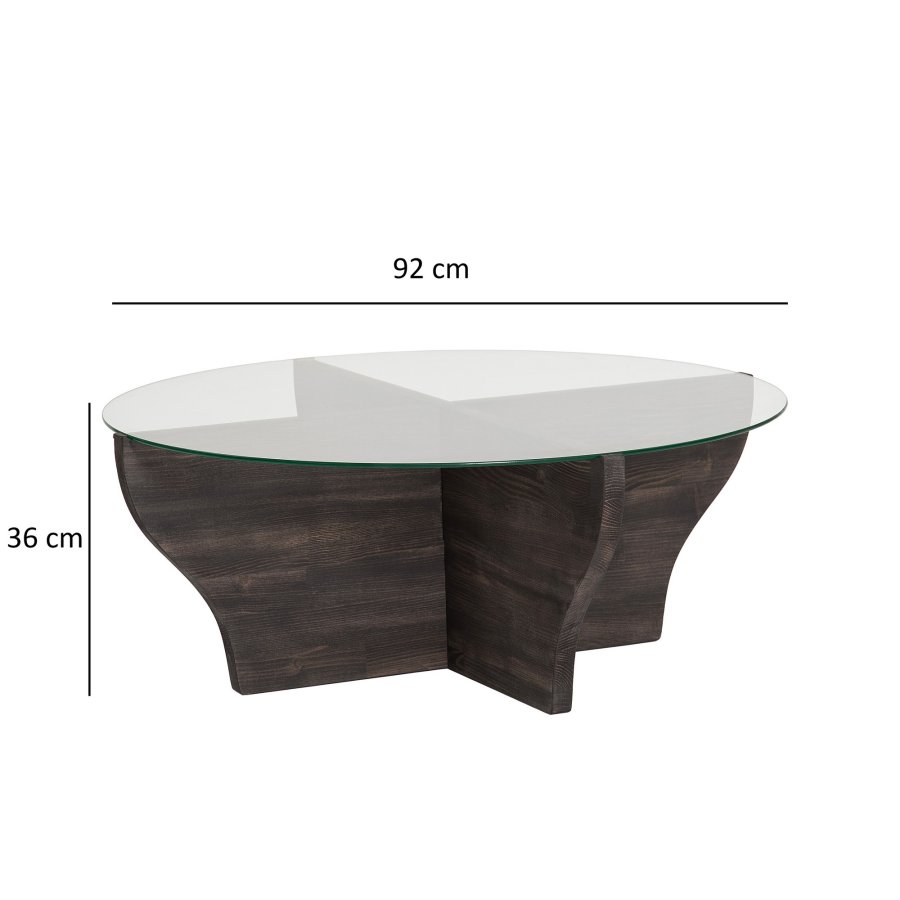 NORDVÄRK Amphora salongbord, antrasitt