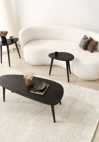 NORDVRK St salongbord, antrasitt