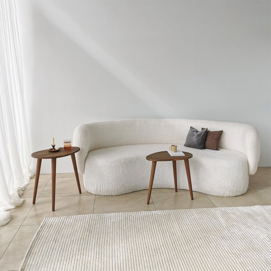 NORDVÄRK St hekkebord (2 stk), valntt