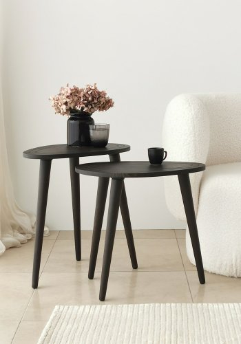 NORDVÄRK St hekkebord (2 stk), antrasitt