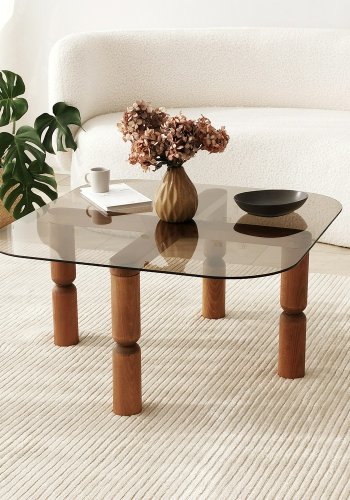 NORDVRK Kei salongbord, valnttBronse