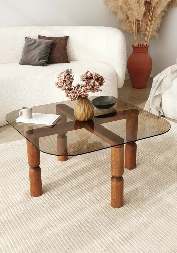 NORDVRK Kei salongbord, valnttBronse