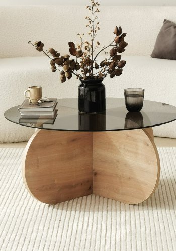 NORDVRK Bubble Sofabord, Eik Smoke