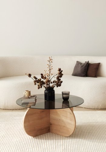 NORDVRK Bubble Sofabord, Eik Smoke