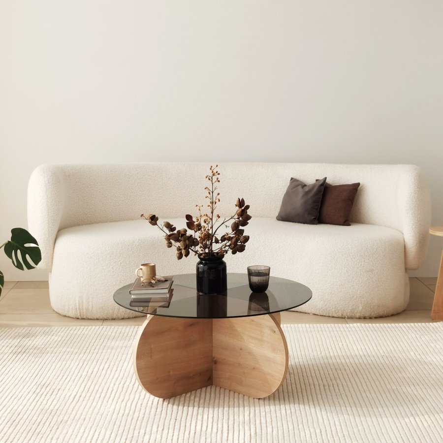 NORDVRK Bubble Sofabord, Eik Smoke