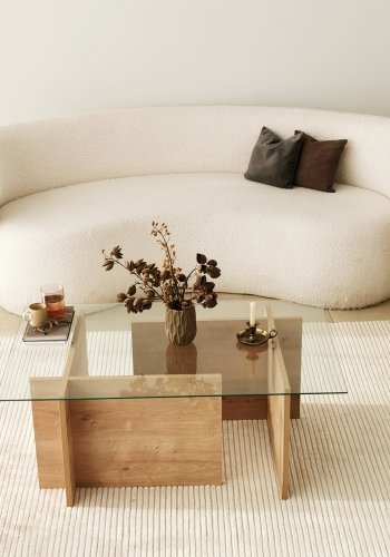 NORDVRK Escape sofabord, safir eik