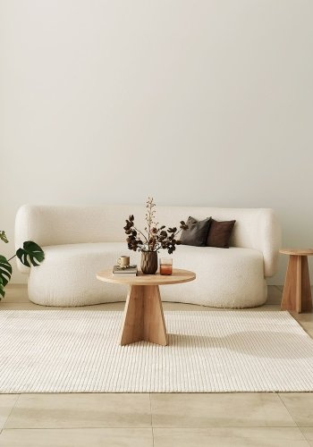 NORDVRK Sjampinjong salongbord, safir eik