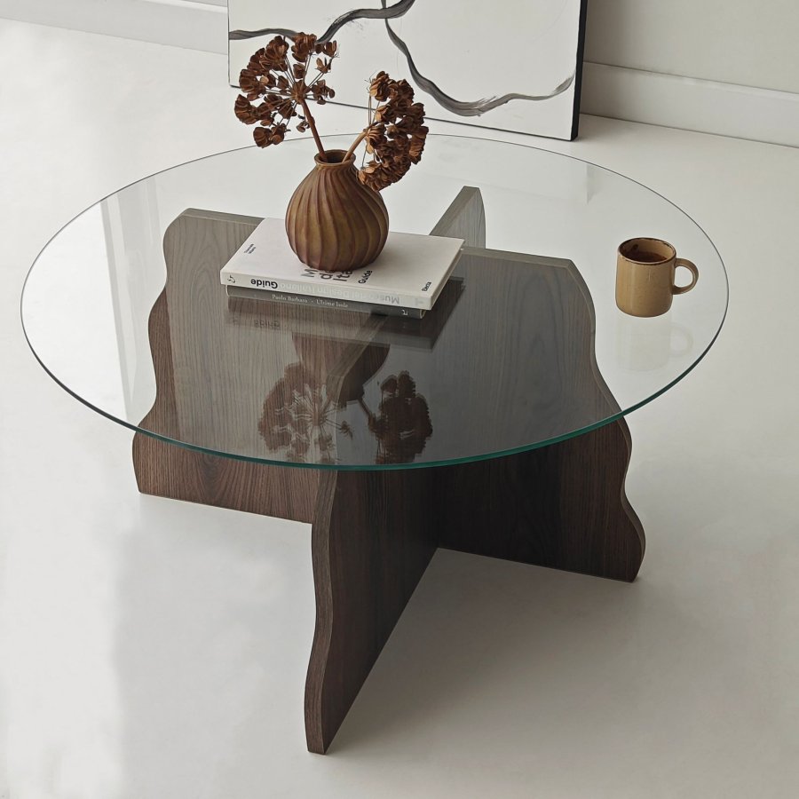 NORDV�RK Butterfly - Valn�t, Transparent soffbord