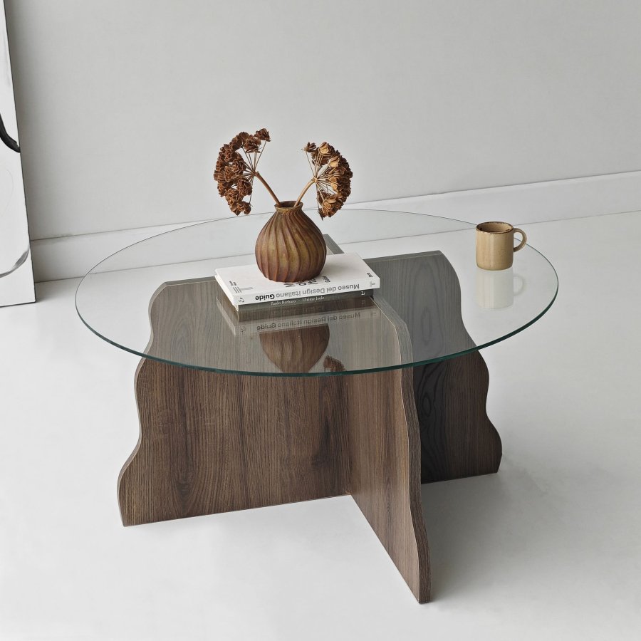 NORDV�RK Butterfly - Valn�t, Transparent soffbord