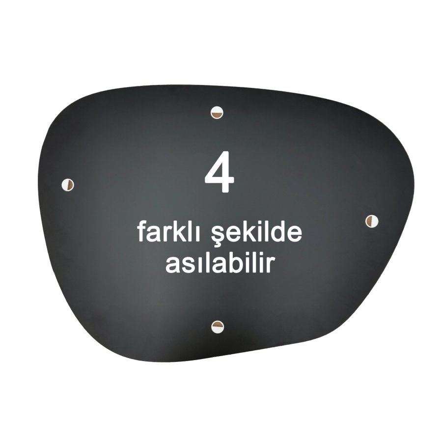 NORDVÄRK Amorft speil, gjennomsiktig