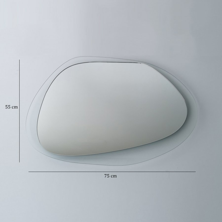 NORDVÄRK Aqua speil, gjennomsiktig