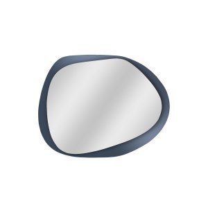 NORDVÄRK Aqua vgspejl, organisk - spejlglas og rgfarvet glas (55x75)